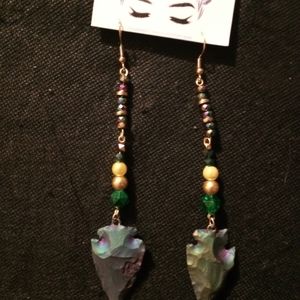 Arrowhead earrings
